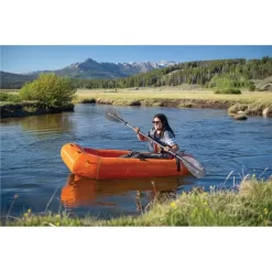 Advanced Elements PackLite+ Packraft 1 Personen Kajak Aufblasbares Luftboot Raftingboot Orange -Wassersport Lieferungen advanced elements packlite packraft 1 personen kajak aufblasbares luftboot raftingboot orange 3