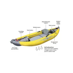 Advanced Elements StraitEdge Kayak 1er Kajak Luftboot Gelb -Wassersport Lieferungen advanced elements straitedge kayak 1er kajak luftboot gelb 2