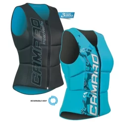 Camaro Impact Vest Pro Damen Prallschutzweste Wendeweste Türkis-schwarz -Wassersport Lieferungen camaro impact vest pro damen prallschutzweste wendeweste turkis schwarz 2