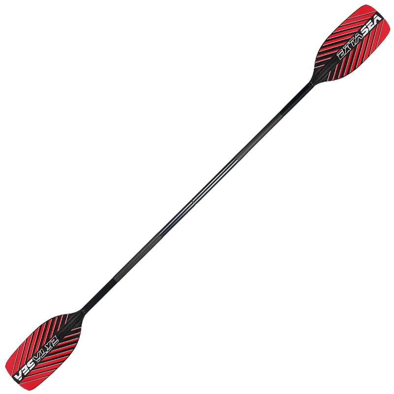 ExtaSea Fiberglas Paddelkombination Doppelpaddel Stechpaddel Black-red 2 ExtaSea Fiberglas Paddelkombination Doppelpaddel Stechpaddel Black-red – Bild 2