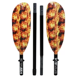 ExtaSea Fire Vario Fiberglas Doppelpaddel Kajak Paddel 4-teilig -Wassersport Lieferungen extasea fire vario fiberglas doppelpaddel kajak paddel 4 teilig 2