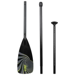ExtaSea SUP Vario Aluminium Paddel 3-teilig Black-lime