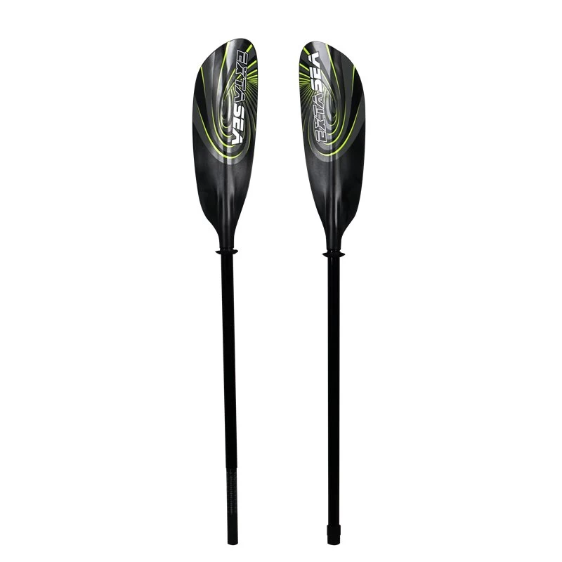 ExtaSea Super-Touring Fiberglas Vario Doppelpaddel 2-teilig Lime 1 ExtaSea Super-Touring Fiberglas Vario Doppelpaddel 2-teilig Lime
