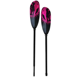 ExtaSea Tour Vario Fiberglas Doppelpaddel | 220-230cm | 2-teilig | Schwarz-pink -Wassersport Lieferungen extasea tour vario fiberglas doppelpaddel 220 230cm 2 teilig schwarz pink 2