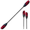 ExtaSea Tour Vario Fiberglas Doppelpaddel | 220-240cm | 2-teilig | Schwarz-rot