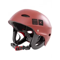 Hiko Buckaroo + V.2 Kajakhelm Wassersport Paddel Helm Mit Ohrenschutz Burgundy