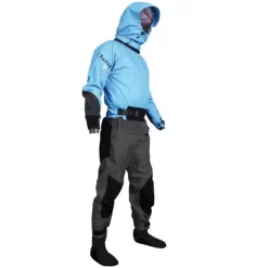 Hiko Odin 402 Hood Paddeljacke Mit Hose Trocken- Paddelanzug Mit Kapuze Process Blue
