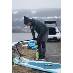 Jobe Double Action SUP Pump 27 PSI Handpumpe -Wassersport Lieferungen jobe double action sup pump 27 psi handpumpe 2