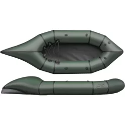 Nortik City Raft Rafting Boot Dunkelgrün-schwarz
