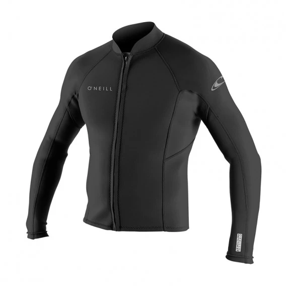 ONeill Reactor II 1.5 Mm Front Zip Jacket Herren Neopren Oberteil Schwarz 1 ONeill Reactor II 1.5 Mm Front Zip Jacket Herren Neopren Oberteil Schwarz