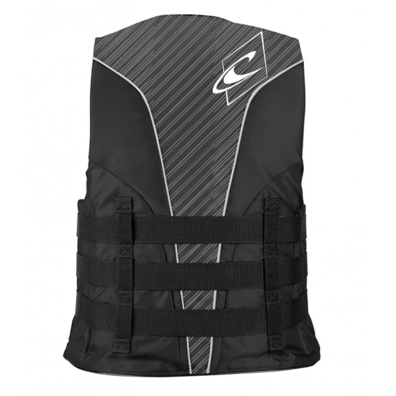 ONeill Superlite 50N CE Vest Herren Nylon Schwimmweste Black-Smoke White 2 ONeill Superlite 50N CE Vest Herren Nylon Schwimmweste Black-Smoke White – Bild 2