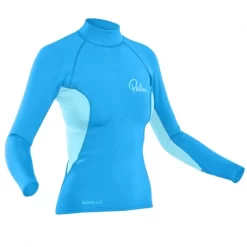 Palm Neoflex Womens Longsleeve Damen Neopren Oberteil Aqua-glacier