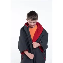 Red Paddle Original Pro Change Jacket Kinder Umkleide-Mantel Warm & Wasserdicht Kurzarm Grey -Wassersport Lieferungen red paddle original pro change jacket kinder umkleide mantel warm wasserdicht kurzarm grey 3