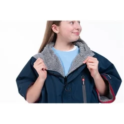 Red Paddle Original Pro Change Jacket Kinder Umkleide-Mantel Warm & Wasserdicht Kurzarm Navy -Wassersport Lieferungen red paddle original pro change jacket kinder umkleide mantel warm wasserdicht kurzarm navy 4