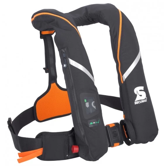 Secumar Survival 275 Aufblasbare Rettungsweste Schwarz-orange 1 Secumar Survival 275 Aufblasbare Rettungsweste Schwarz-orange