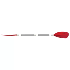 TNP Rapa Glass Wildwasser Fiberglas Paddel 4-teilig R45 Rot